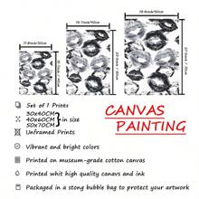 Wystrój pokoju 1 szt. Moda Czarno-biały pocałunek ust Drukuj, Nowoczesna cyfrowa sztuka ścienna, Kobiecy francuski pocałunek Plakat na płótnie, Zabawny dom Sypialnia Kuchnia Salon Łazienka Hotel Kawiarnia Biuro Dekoracja, Bezramowa