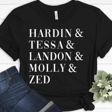 After Movie After Book Hessa Anna Todd Hardin Scott T Shirt - màu đen - Xem 1