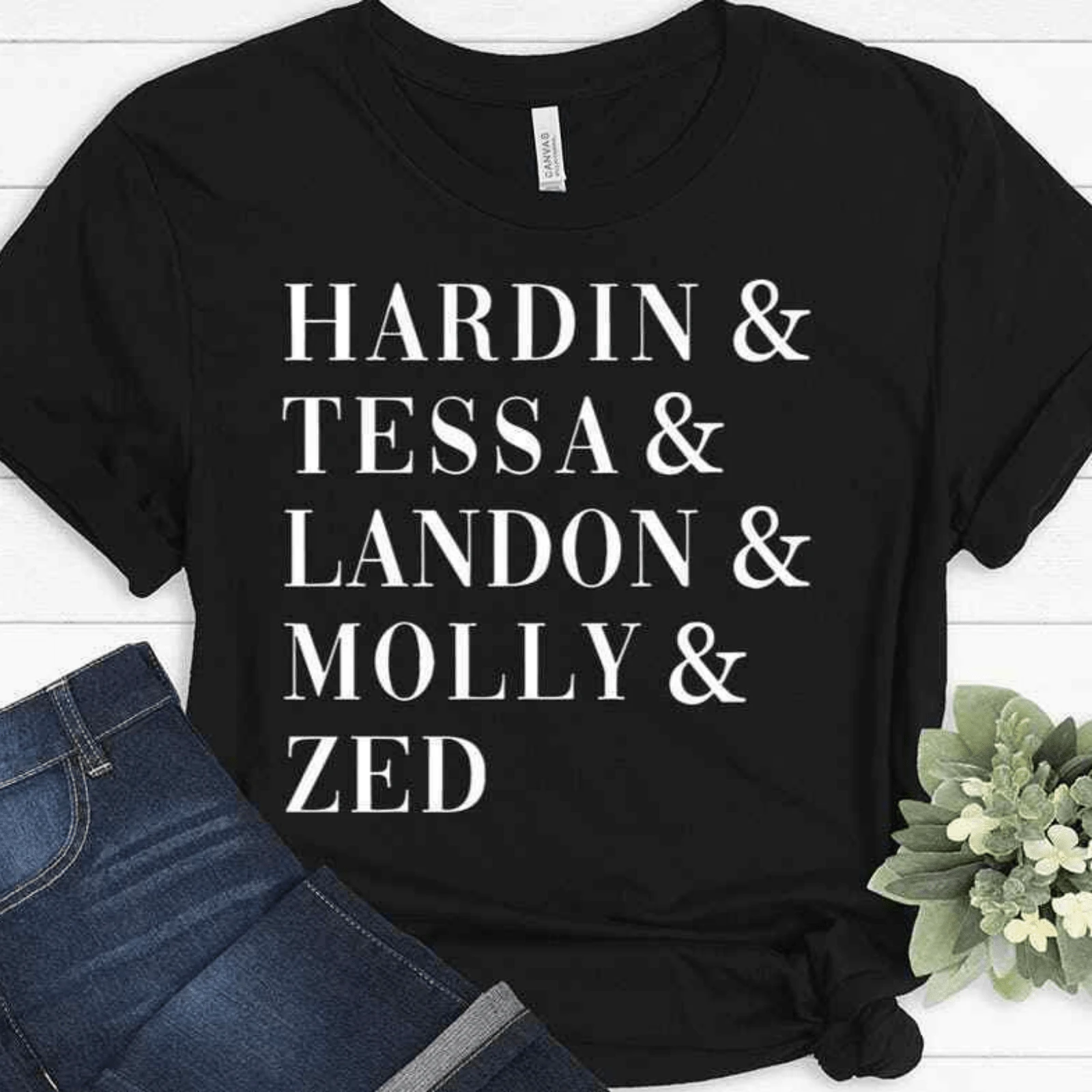 After Movie After Book Hessa Anna Todd Hardin Scott T Shirt - màu đen - Xem 1