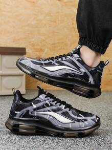 Unisex Sports Running Casual Shoes, Men Fashion Lightweight Breathable Athletic Sneakers, Anti-Slip Outdoor Travel Thick Sole Shock Absorption