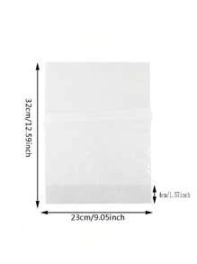 100pcs/Set Clear Transparent Gift Bags For S/M/L Baked Goods, Bakery, Cake, Pastry, And Cookie Packaging - Reusable, And Easy To Seal