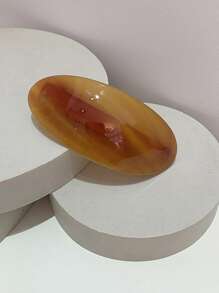 6pcs/3pcs/1pc Ins Hot Selling Fashion 8.5CM Oval Hairpins Retro Marbling Acetic Acid Spring Clip Hair Accessories For Woman Girls