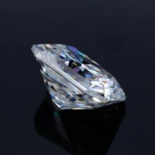 Piedra de Moissanita suelta de corte radiante, color blanco D, VVS1, con certificado GRA, para fabricación de joyas