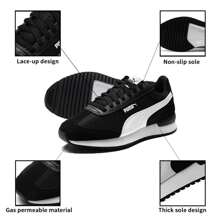 Puma Zapatos casuales de nailon R78, zapatos para correr ligeros y transpirables para hombres y mujeres, estilo: 397149-01