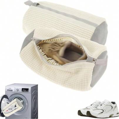 (Dostępne w wielu kolorach)Torba do prania butów, torba do czyszczenia butów do pralki i suszarki, wielokrotnego użytku torby do prania, siatkowe torby do prania dla dorosłych i dzieci, nasza torba do prania butów, wiosna, minimalistyczny, letnie topy