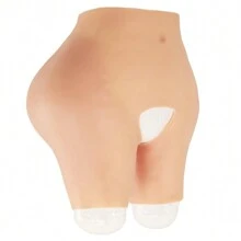Fashion Women's Silicone Buttock Lifting Open-Crotch Pants, Honeycomb Silicone Buttocks Pad, Realistic Full Thigh Shaping Shapewear, Lifting Butt Line