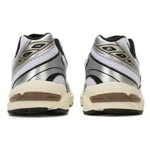Asics 男鞋休閒鞋 GEL-1130 戶外輕盈透氣緩震耐磨舒適運動鞋 1201A256-113 - 白色/土黃色 - 查看 5