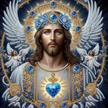 5D 钻石画工具套件，DIY 钻石马赛克工艺品，手工艺术礼物，节日派对装饰，帆布墙艺术，适用于卧室、办公室、客厅 - 无框架 - 彩色 - 查看 5