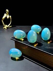 Opal Crystal Egg - Polished Healing Stone, Pocket Guardian, Spiritual Meditation Gift For Women & Mom, Cute Jewelry Accessory