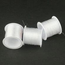1 件装 0.2-0.6 毫米串珠鱼线透明无弹力尼龙串珠线适用于珠宝制作项链用品 - 線 - 查看 16