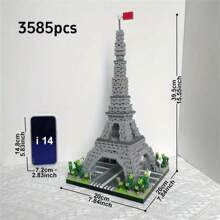 1550pcs Ancient Roman Architecture Building Blocks Set - Explore World Wonders, Perfect Collector's Item And Holiday Gift - Colour Box - View 10