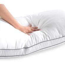Standard Pillows For Sleeping - Bed Pillows Set Of 4 - Luxury Hotel Quality Down Alternative Pillows For Back And Side Sleeper, Soft And Supportive Gusseted Pillow, 20x26 - trắng - Xem 3