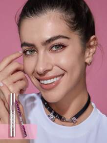 Misslyn Charming Eyeliner & Mascara Set,2 Pcs,BOSS BABE! Boom Black Boom Eyeliner, Waterproof Liquid Ink Eyeliner, Ultra-Pigmented & Waterproof, Creates Bold & Defined Lines, Available In 4 Intense Colors - #102+#2 - 查看 2