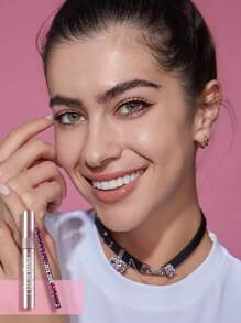 Misslyn Charming Eyeliner & Mascara Set,2 Pcs,BOSS BABE! Boom Black Boom Eyeliner, Waterproof Liquid Ink Eyeliner, Ultra-Pigmented & Waterproof, Creates Bold & Defined Lines, Available In 4 Intense Colors: Brown And Black And Red And Blue - #102+#3 - 查看 2
