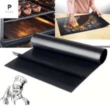 Almohadilla de barbacoa antiadherente de Teflon - Negro - Ver 1
