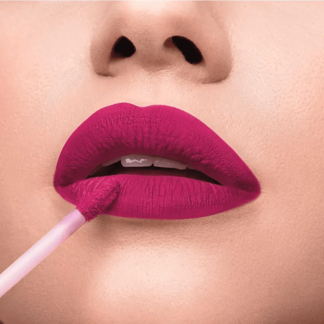 Eudora Niina Secrets Skinny Matte Liquid Lipstick 5ml - PEONIA ROSA - Ver 1