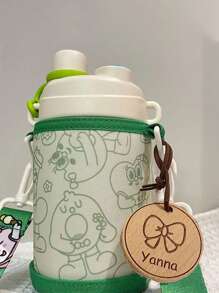 Etiquetas colgantes, tazas y mochilas escolares personalizadas y personalizadas que son a prueba de pérdida