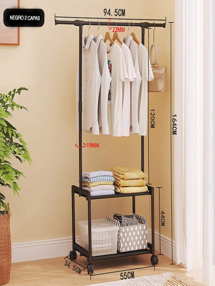 Estante para Ropa con Amplio Espacio y Diseño Versátil para Mantener tu Ropa Ordenada - Estante para Ropa que Optimiza el Espacio y Facilita la Organización de tus Prendas - Multicolor - Ver 1