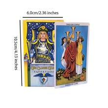 西班牙塔罗牌神谕塔罗牌命运占卜预言卡家庭聚会游戏塔罗牌西班牙选项小册子指南 - 彩色 - 查看 3