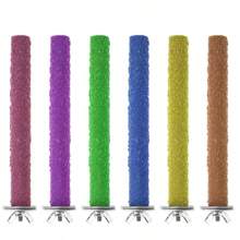 Colorful Parrot Standing Stick  Bird Claw Stick -Friendly Creative Reusable Durable Funny Portable Cage Dration