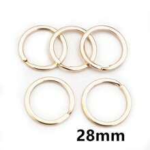 20Pcs 25-30mm Metal Key Ring Laveros Clasp Findings Key Chain Split Ring DIY Jewelry Making Accessories Findings - Split Ring - View 19