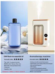 Haushalts-Aromatherapie-Maschine mit automatischer Duftvernebelung, für Schlafzimmer geeignet, langanhaltender Geruchsbeseitiger, kann auf dem Schreibtisch stehen oder an der Wand montiert werden, Hotel Aromaöl-Diffuser, Aromatherapie-Öl als Option, leise Lufterfrischer für Zuhause, automatische Duftzerstäuber, kleine, kompakte Duftverteiler-Maschine für Büro