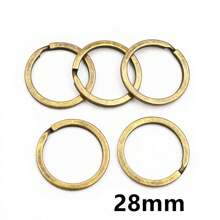 20Pcs 25-30mm Metal Key Ring Laveros Clasp Findings Key Chain Split Ring DIY Jewelry Making Accessories Findings - Split Ring - View 8