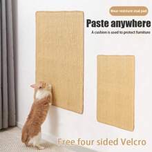 1PC Cat Scratcher Mat Natural Sisal Cat Scratch Mats Scratching Pad Protect Carpets And Sofas For Cat Paw Training