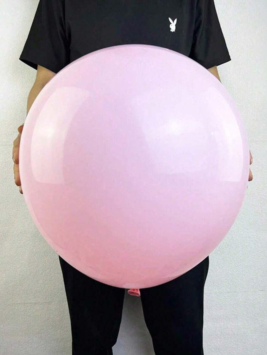 5/10pcs 18-Inch Blue, White, Pink, And Red Latex Balloons, Creating A Romantic Atmosphere For Weddings, Birthdays, Valentine's Day, And Parties - Multicolor - View 1