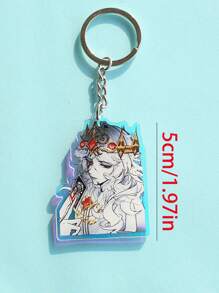 Customized Product (1 Piece): Customized Image/Photo; Customized Acrylic Keychain, Personalized Acrylic Key Chain, Irregularly Shaped Acrylic Car Keychain, Backpack Pendant. - Circle Laser Keychain - View 8