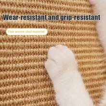 1PC Cat Scratcher Mat Natural Sisal Cat Scratch Mats Scratching Pad Protect Carpets And Sofas For Cat Paw Training