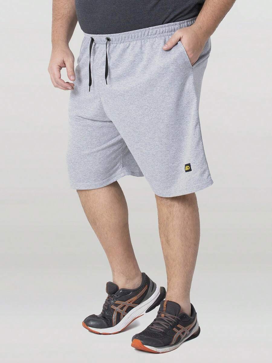 Debex Men Plus Size Shorts - 淺灰色 - 查看 1