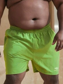 Arraia Maori Men Plus Size Shorts - 黑色 海軍藍 灰色 綠色 螢光色 - 查看 5