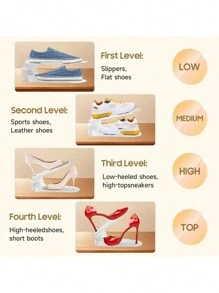 10 pezzi Rastrelliera portascarpe regolabile e creativa, organizer per slot scarpe - organizzatore salvaspazio per ingresso, corridoio, soggiorno, dormitorio, armadio da camera da letto, bagno - comoda conservazione di scarpe in tessuto, requisiti per una casa accogliente