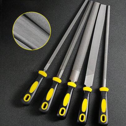 ชุดไฟล์ขนาด 6 นิ้ว เหมาะสำหรับงานไม้ โลหะ พลาสติก หนัง งาน 3D พริ้นท์ และงาน DIY ชุดเครื่องมือทำให้ไฟล์คมชัด เครื่องมือขัดเงาโลหะ ไฟล์แบน ไฟล์มิล ไฟล์สามเหลี่ยม ไฟล์ครึ่งวง ไฟล์กลม