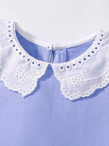 Girls Summer Dress, Young Girl Cap Sleeve Dress, Baby Fashionable Ruffled Sleeve Patchwork Princess Dress