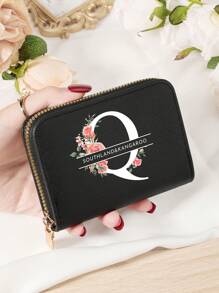 Burgundrote Tasche Charlie Rotwein Roter Umschlag Modische und hochwertige Kartenetui Tasche Leicht zu tragen Münztasche mit mehreren Fächern Reißverschluss Multi-Slot Einfache Kreditkartenfächer Multifunktions Damenbrieftasche Kartentasche Mini Geldbörse Geldbeutel Kartenetui