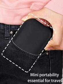 小巧防水CCD相机保护套 - 户外摄影爱好者和旅行者的理想之选。集充电器收纳包、必备数码收纳包、数据线和相机包、移动电源保护套、钱包式旅行相机包于一体，男女皆宜，教师必备，防水轻便大容量便携配件。 - 黑色 - 查看 6