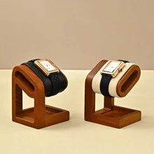 Oirlv 2025 新款復古木製手錶與手鍊展示架，零售店櫥窗手鍊珠寶陳列架批發 - 實木手錶架 - 查看 4