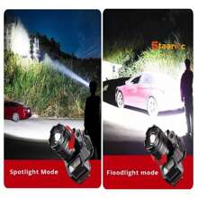 Staaricc 1/2/4pcs Set LED Motion Sensor Headlamp, IPX4 Waterproof HXP50 + COB Rechargeable Headlight For Outdoor Camping Fishing Cycling Climbing Sensors