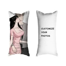 1 Pc Customized Photo Body Pillow - Double-Sided Printing, Extra Long, Comfortable Sleep Support, Suitable For Back And Side Sleepers, Fits Single To Double Beds, Machine Washable, Modern Style Sleep Pillow
