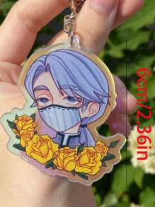 1件定制图片照片亚克力钥匙扣,个性化亚克力钥匙链,异形亚克力汽车钥匙链,背包挂件,情侣款,朋友款,名人款,卡通款,企业Logo款,耐用,不锈钢材质,色彩缤纷,可爱,萌系,趣味,卡哇伊,Y2K风格,时尚,男女通用,休闲风,可定制,送给他的理想礼物,送给她的理想礼物,男友,女友,家人,朋友,孩子,周年纪念日,情人节,母亲节,生日,儿童节,父亲节,毕业典礼,婚礼,乔迁之喜,小饰品,春季系列 - 圓圈鐳射鑰匙扣 - 查看 5