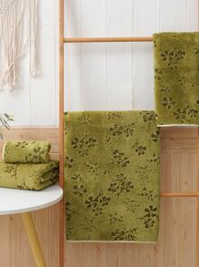 1/3pcs Coral Fleece Soft Embossed Solid Color Bath Towel Or Hand Towel, Polyester Absorbent Quick Dry, Home Bathroom, Multiple Sizes Available Shower Towels For Beaty Salon, Hotel Sports,Home Essentials, Towel, Skin Care Bath Towel Sheet