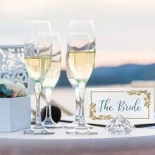 5pcs Elegant Crystal Diamond Place Card Holders - Clear Acrylic, Perfect For Wedding & Party Table Decorations, Versatile Photo Clips For Christmas, Valentine's Day, Engagements, Wedding Gifts - Multicolor - View 6