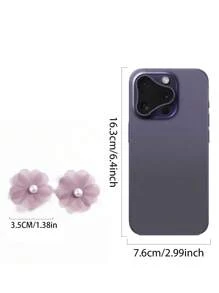 10/20/30/50/100個仿珍珠布料小花瓣透明DIY手工配件 - 多功能人造花裝飾，適用於居家、婚禮與訂婚 - 可用於頭飾、娃娃花環及面紗配件，不含容器 - 彩色 - 查看 10