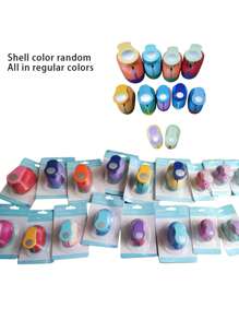 (Random Color)8/16/25/38/50mm Random Color Circle Punch DIY Embossing Punches Scrapbooking Machine Paper Cutting Hole Punch Rounder Cutter