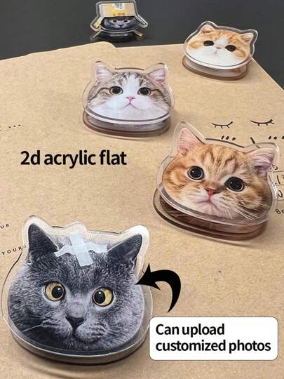 1 Stück/3 Stück personalisierte Acryl Fotoclips, DIY kreative Clips, Notizen, Akten und andere einzigartige Clips, personalisierte Clips für Familie, Freunde, Paare, Haustiere, befestigte Clip Cartoon Dekorationen, Weihnachtsgeschenke, Geburtstag, Abschluss, Zuhause auffrischen, personalisierte Handwerkskunst, gemütliche Atmosphäre