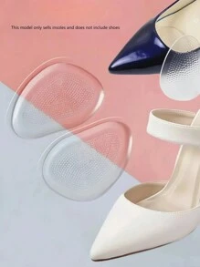 1 Pair Anti-Slip Silicone Gel Front Foot Cushion Pads, Protect Feet From High Heel Sandals