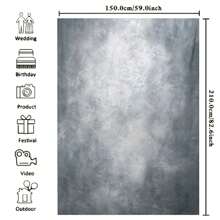 Phông nền chụp ảnh trừu tượng cổ điển màu xám, thích hợp làm phông nền chụp ảnh chân dung, đạo cụ studio, chất liệu vinyl. - Loại A - Xem 5