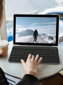 PEICHENG YQ10S Max Android 13 平板电脑 10 英寸，2 合 1 平板电脑，RK3562 四核 2.0Ghz/6GB RAM 128GB ROM/2.4G+5G WiFi+WiFi 6/BT 5.0/FHD IPS 屏幕/2MP+5MP 双摄像头/Type-C/6000mAh/OTG/支持 1TB SD 扩展/带键盘、鼠标、手写笔、保护壳，（无适配器） - 黑色 - 查看 9